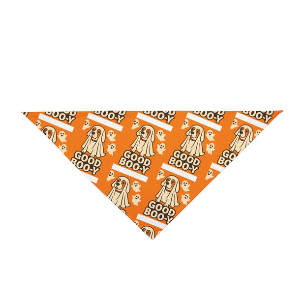 Halloween Pet Bandana: Good Boo-y - Cozy Dog Accessory