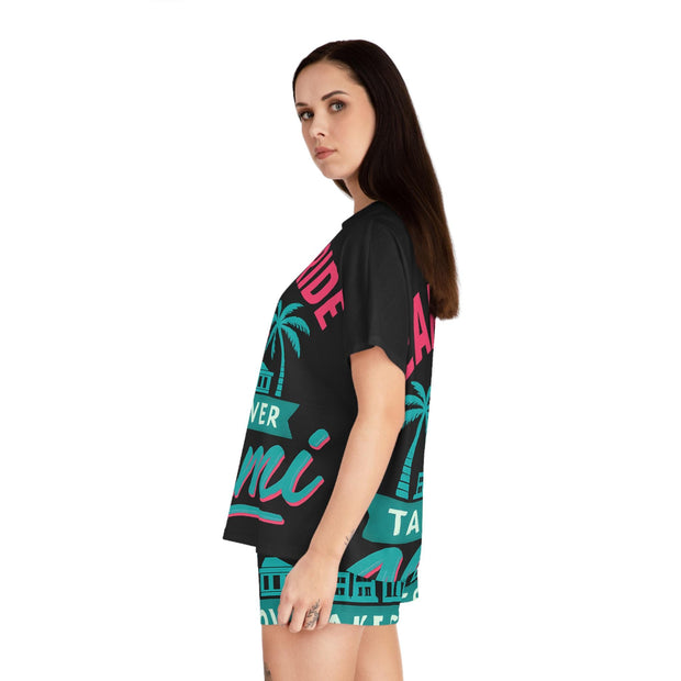 Miami Bachelorette Pajama Set: Bridal Party Matching PJs