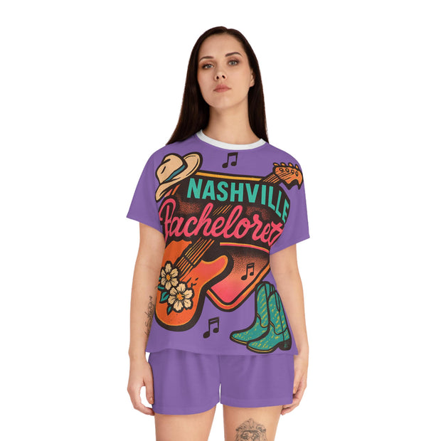Nashville Fun Girls Night Out Pajama Set, Sleepwear, Lounge Wear, Nightwear, Women&#39;s Pajamas