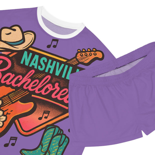 Nashville Fun Girls Night Out Pajama Set, Sleepwear, Lounge Wear, Nightwear, Women&#39;s Pajamas