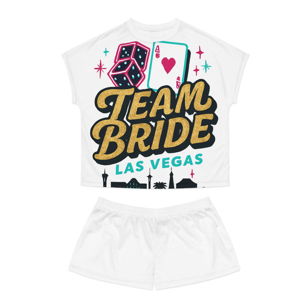 Team Bride Las Vegas Pajama Set, Bachelorette Sleepwear
