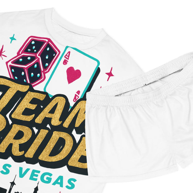 Team Bride Las Vegas Pajama Set, Bachelorette Sleepwear