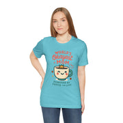 World&#39;s Okayest Mom T-Shirt, Coffee Lover Tee