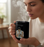Jayson Tatum Celtics Black Coffee Mug: NBA Fan Gift (11oz, 15oz)