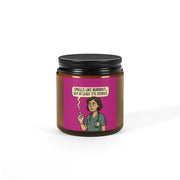 Funny Nursing Gift Soy Candle: Medical Humor, Amber Jar, Scented