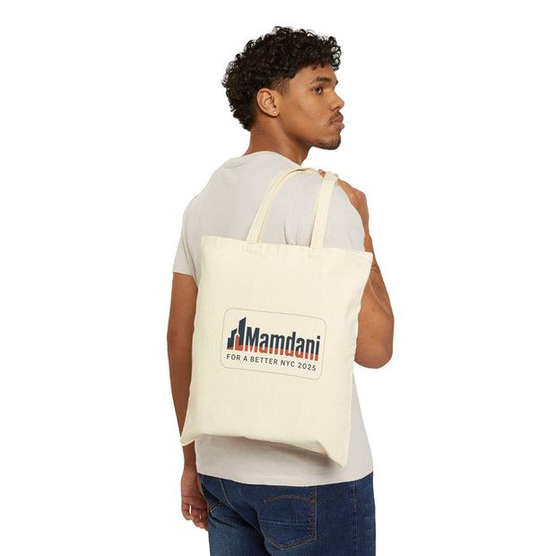 Mayor Mamdani Campaign Tote Bag: NYC Election, Cotton Canvas