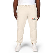 Unisex Cotton Fleece Sweatpants: Garment-Dyed Loungewear