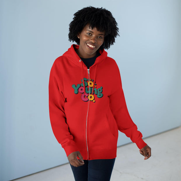 So Young Co Logo Zip Hoodie - Unisex Cozy Sweatshirt