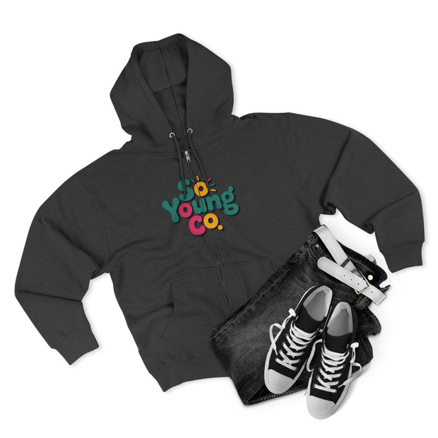 So Young Co Logo Zip Hoodie - Unisex Cozy Sweatshirt