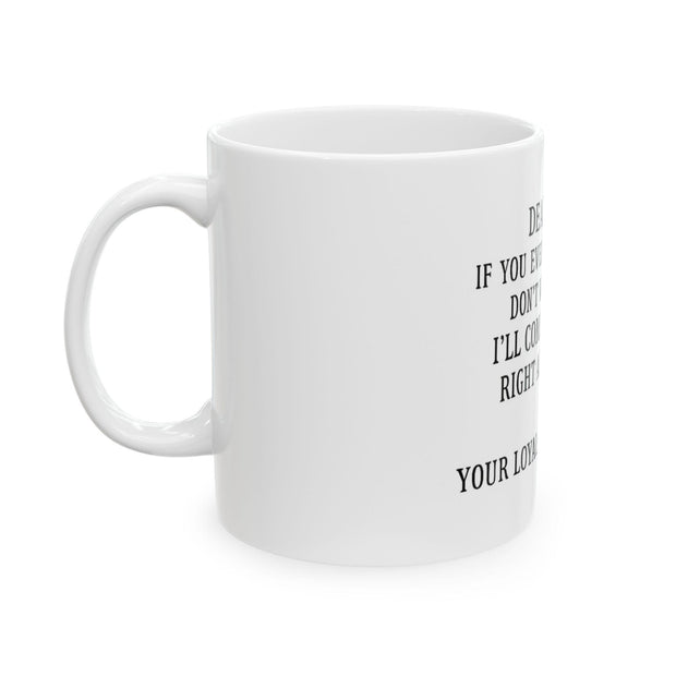 Funny Boss Mug: Office Humor Coffee Cup - Kidnapping Gag Gift