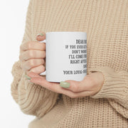 Funny Boss Mug: Office Humor Coffee Cup - Kidnapping Gag Gift