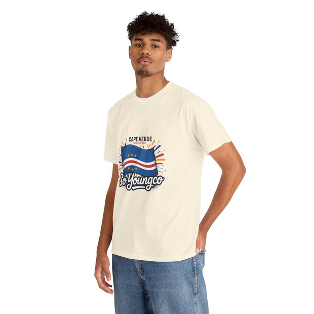 Cape Verde Soccer Tee, World Cup 2026, Heavy Cotton Unisex T-Shirt