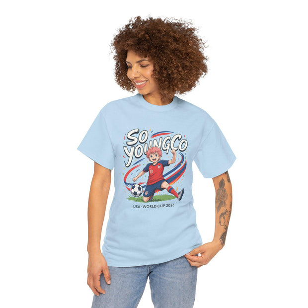Soccer World Cup 2026 Women&#39;s Tee, Unisex Heavy Cotton Shirt