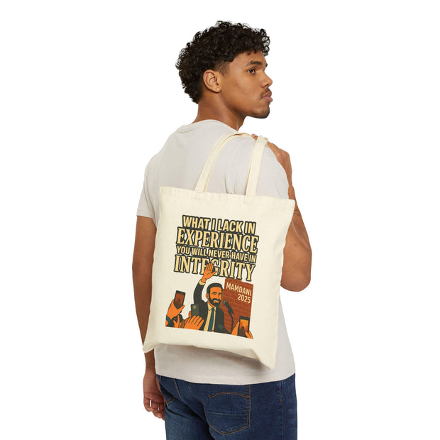 Mayor Mamdani Campaign Tote Bag: NYC Election, Cotton Canvas