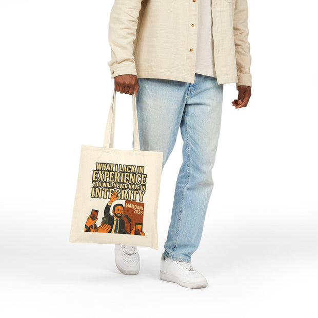 Mayor Mamdani Campaign Tote Bag: NYC Election, Cotton Canvas