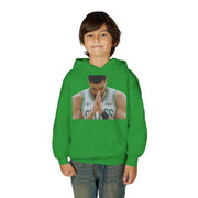 Youth Hooded Sweatshirt with Motivational Quote