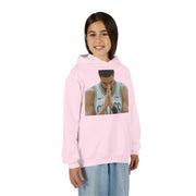 Youth Hooded Sweatshirt with Motivational Quote
