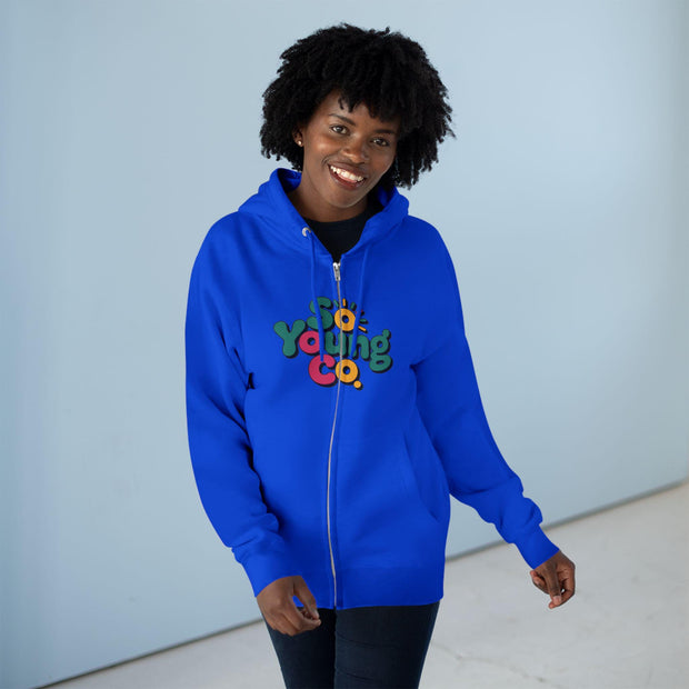 So Young Co Logo Zip Hoodie - Unisex Cozy Sweatshirt
