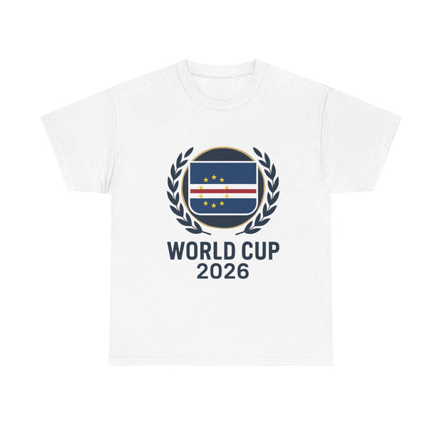 Cape Verde Flag World Cup 2026 Tee | Soccer Emblem T-Shirt