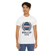 Cape Verde Flag World Cup 2026 Tee | Soccer Emblem T-Shirt