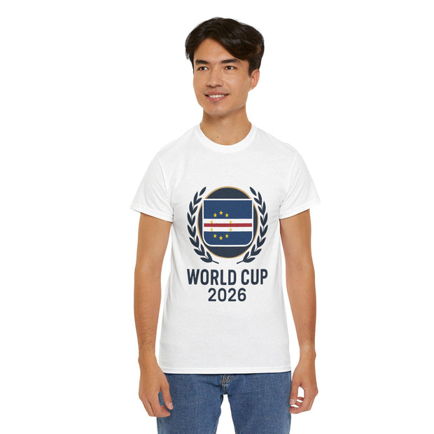 Cape Verde Flag World Cup 2026 Tee | Soccer Emblem T-Shirt