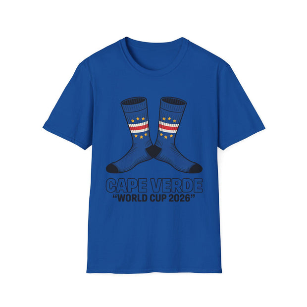Cape Verde Socks T-Shirt, Soccer Fan Apparel