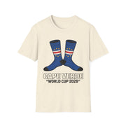 Cape Verde Socks T-Shirt, Soccer Fan Apparel