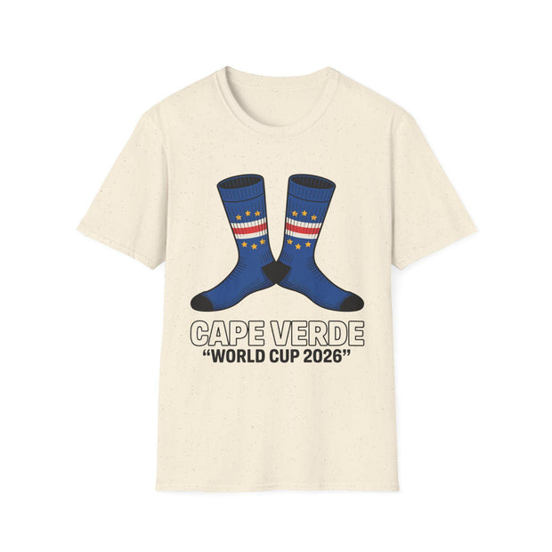 Cape Verde Socks T-Shirt, Soccer Fan Apparel