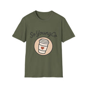 Coffee Lover Unisex T-Shirt, Inspirational Tee, So Young Co Design