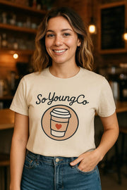 Coffee Lover Unisex T-Shirt, Inspirational Tee, So Young Co Design