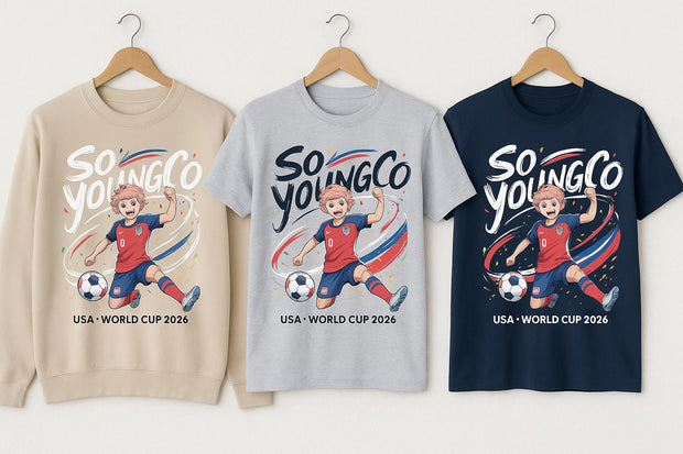 USA Soccer Team 2026 World Cup, Anime Style (Digital Print)