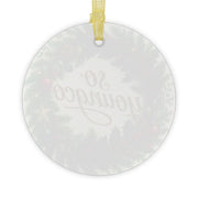 Glass Ornament, Christmas Tree Decoration, So Young Co Ornament, Holiday Gift, Festive Ornament, Xmas Decor, Tree Ornament, Winter Home