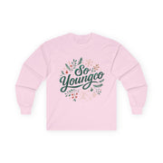 Holiday Long Sleeve Tee, Perfect Gift, Cozy Gift - Unisex Shirt for Co-Workers, Friends, Family, Anyone - So Young Co Design