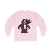 So Young So Powerful Long Sleeve Tee | Empowered Woman Graphic