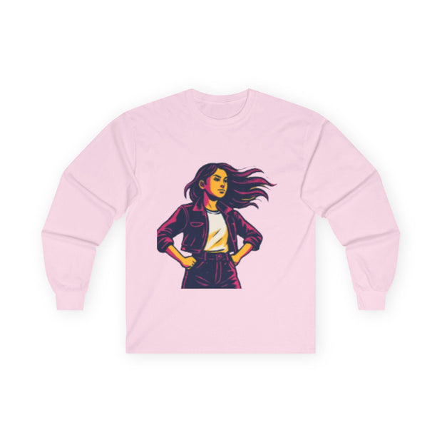So Young So Powerful Long Sleeve Tee | Empowered Woman Graphic