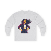 So Young So Powerful Long Sleeve Tee | Empowered Woman Graphic