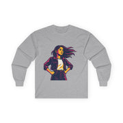 So Young So Powerful Long Sleeve Tee | Empowered Woman Graphic