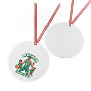 Metal Ornaments, Boston Celtics, Jayson Tatum, Christmas Tree Decoration