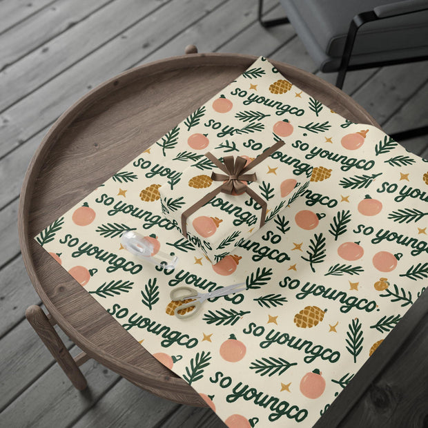 Festive Holiday Wrapping Paper: Christmas Gift Wrap, 90gsm