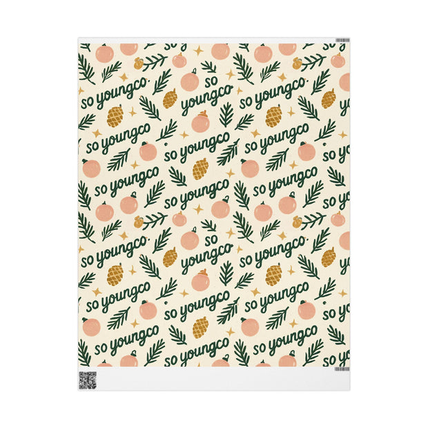 Festive Holiday Wrapping Paper: Christmas Gift Wrap, 90gsm