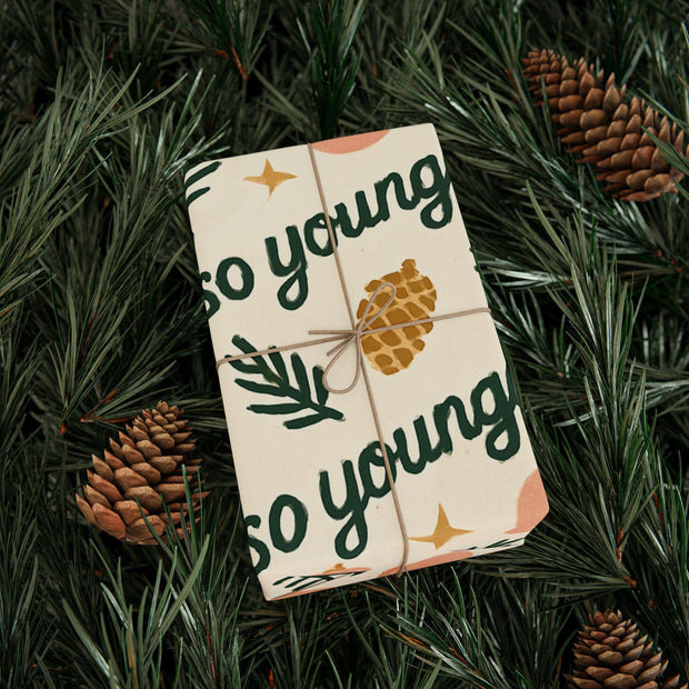 Festive Holiday Wrapping Paper: Christmas Gift Wrap, 90gsm