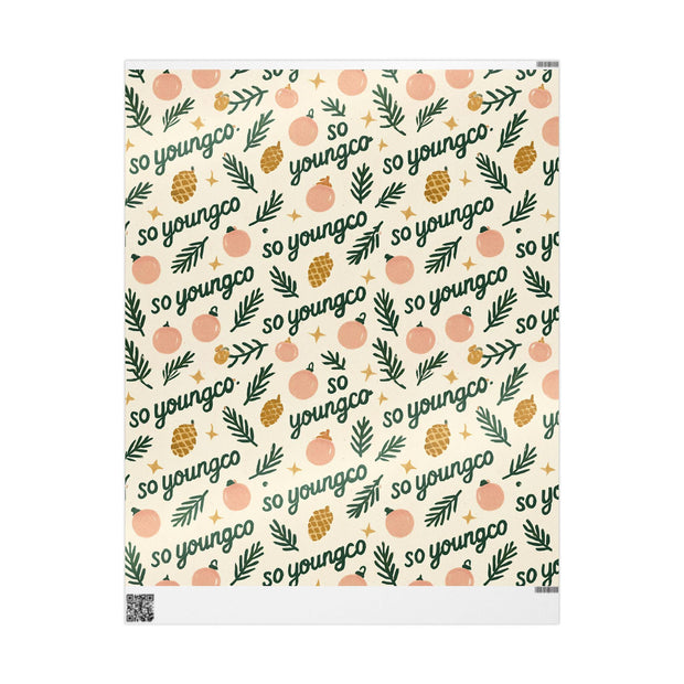 Festive Holiday Wrapping Paper: Christmas Gift Wrap, 90gsm