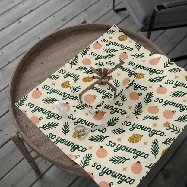 Festive Holiday Wrapping Paper: Christmas Gift Wrap, 90gsm