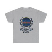 Cape Verde Flag World Cup 2026 Tee | Soccer Emblem T-Shirt