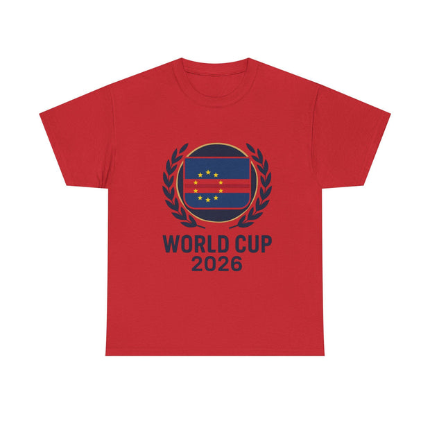 Cape Verde Flag World Cup 2026 Tee | Soccer Emblem T-Shirt