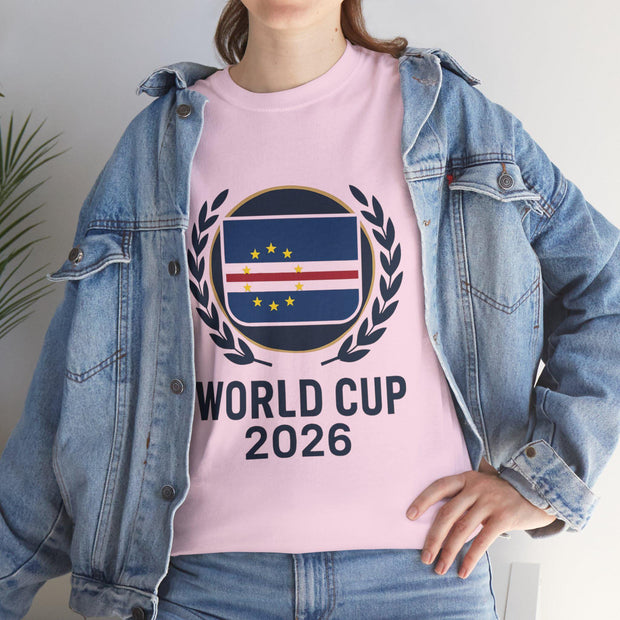 Cape Verde Flag World Cup 2026 Tee | Soccer Emblem T-Shirt