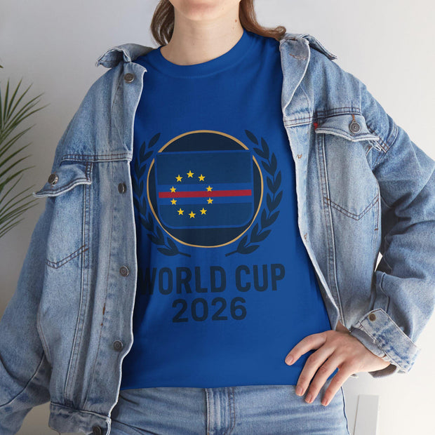 Cape Verde Flag World Cup 2026 Tee | Soccer Emblem T-Shirt