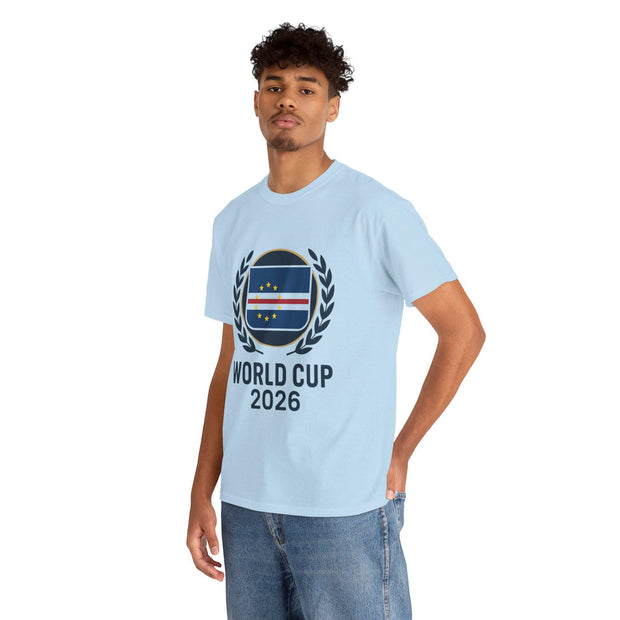Cape Verde Flag World Cup 2026 Tee | Soccer Emblem T-Shirt