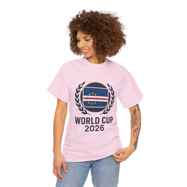 Cape Verde Flag World Cup 2026 Tee | Soccer Emblem T-Shirt