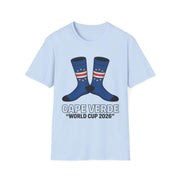 Cape Verde Socks T-Shirt, Soccer Fan Apparel